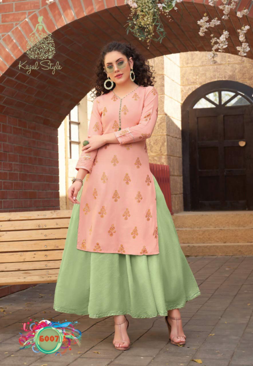 Kajal F Season's Vol-6 Wholesale Kurti Supplier Kajal F Season's Vol-6 Wholesale Kurti Supplier